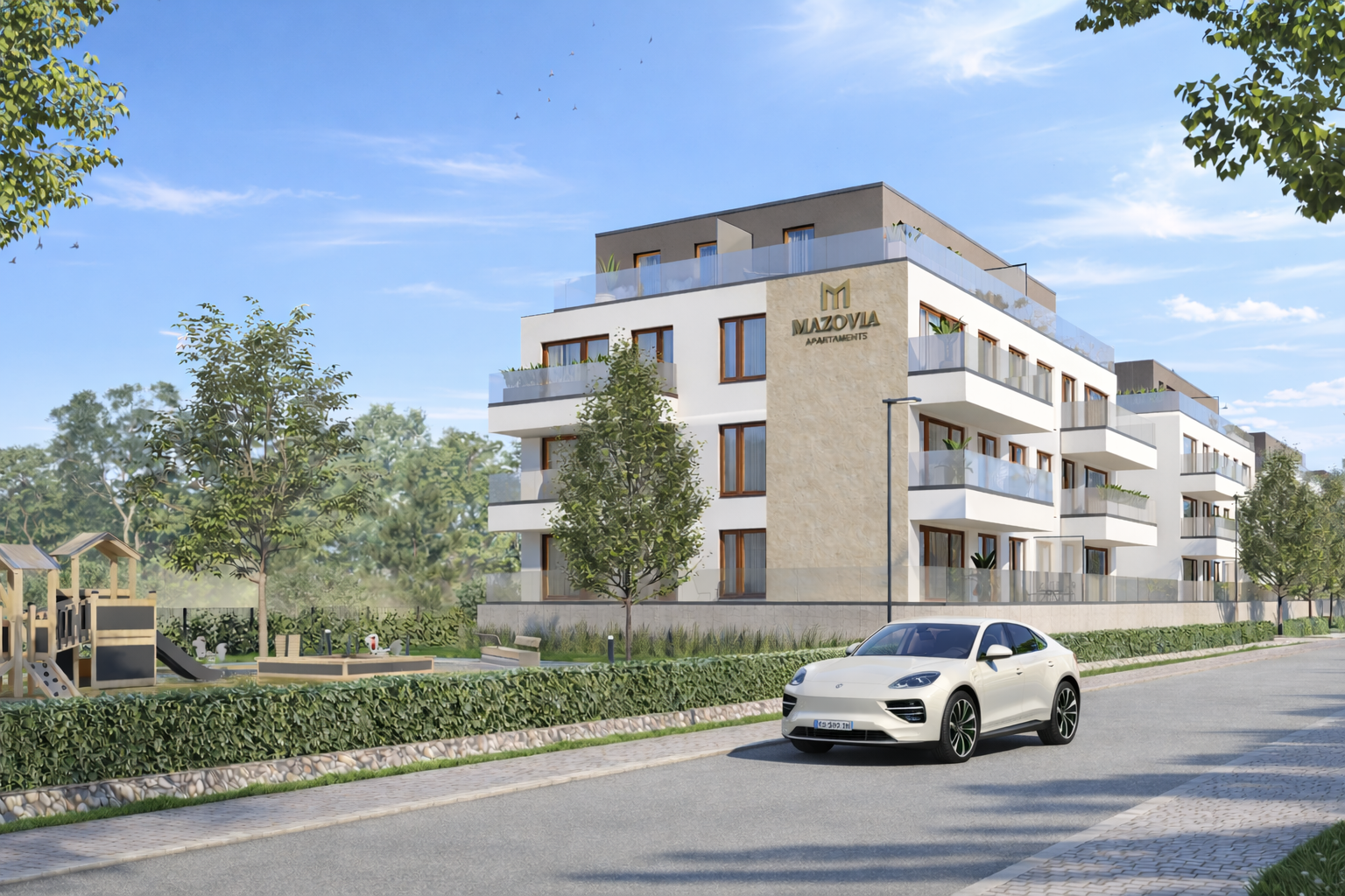 Mazovia Apartments — wizualizacja